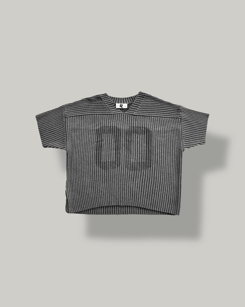 Charcoal Knitted Jersey
