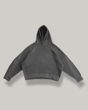 Coal Crochet Hoodie