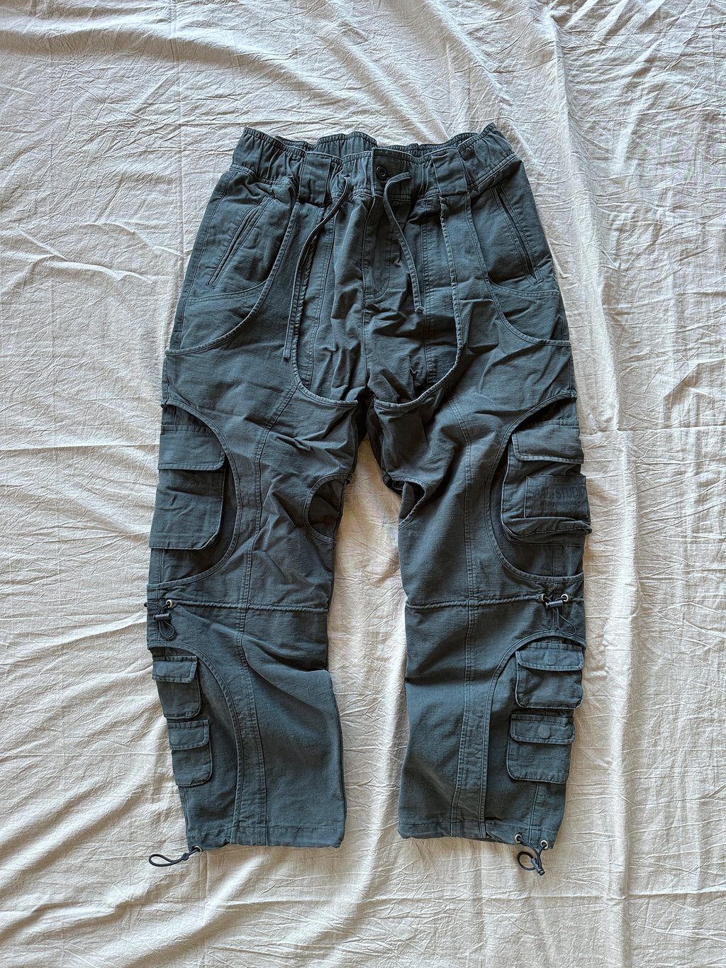 Pine Green Mud Cargos