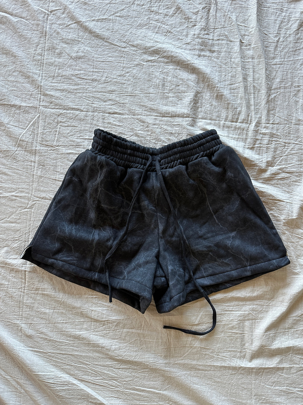 Charcoal Souffle Shorts