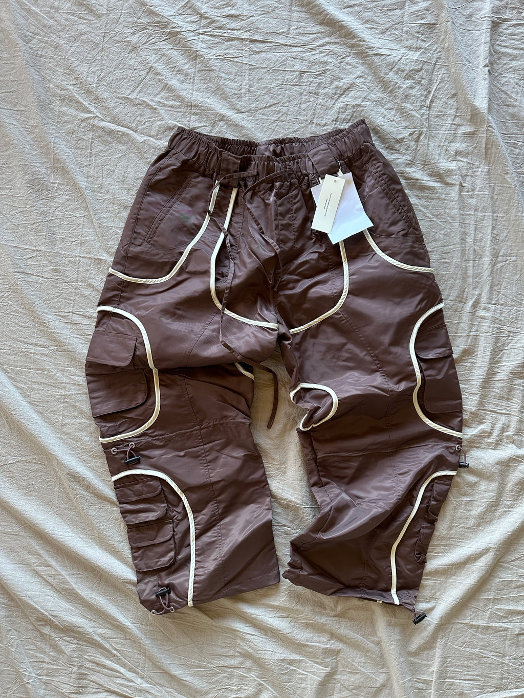 Brown Nylon Mud Cargos