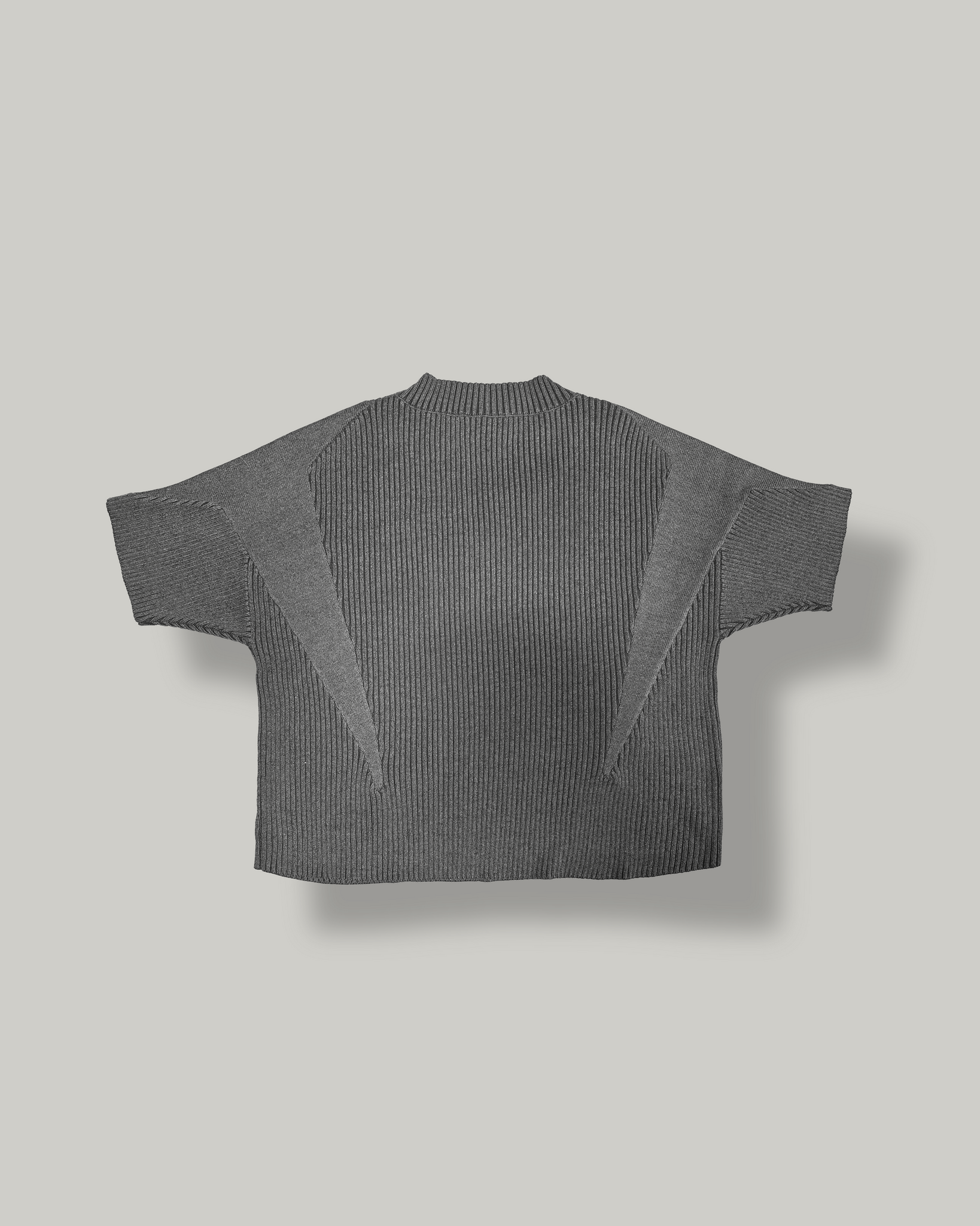 Charcoal Knitted Jersey V2
