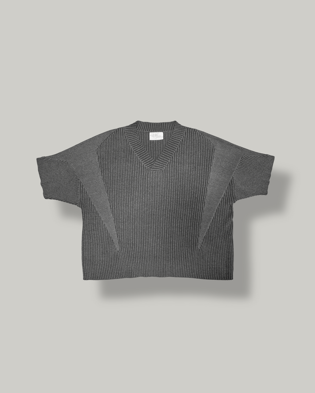 Charcoal Knitted Jersey V2
