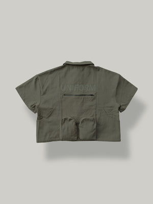 CARGO OVERSHIRT DARK MOSS